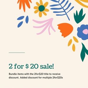 2for$20 sale!